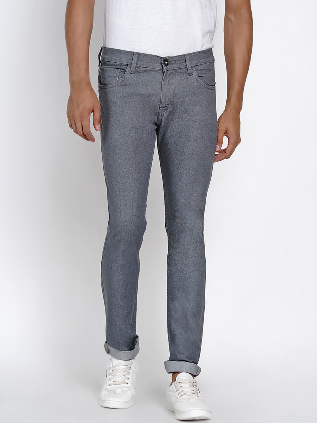 

Dais Men Grey Skinny Fit Jeans