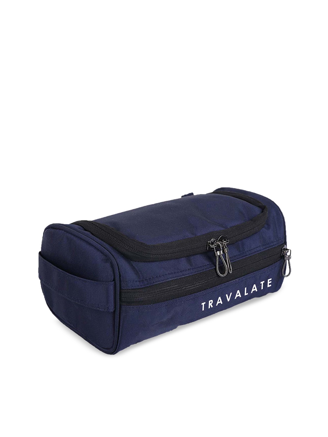 

TRAVALATE Navy Blue Solid Travel Pouch