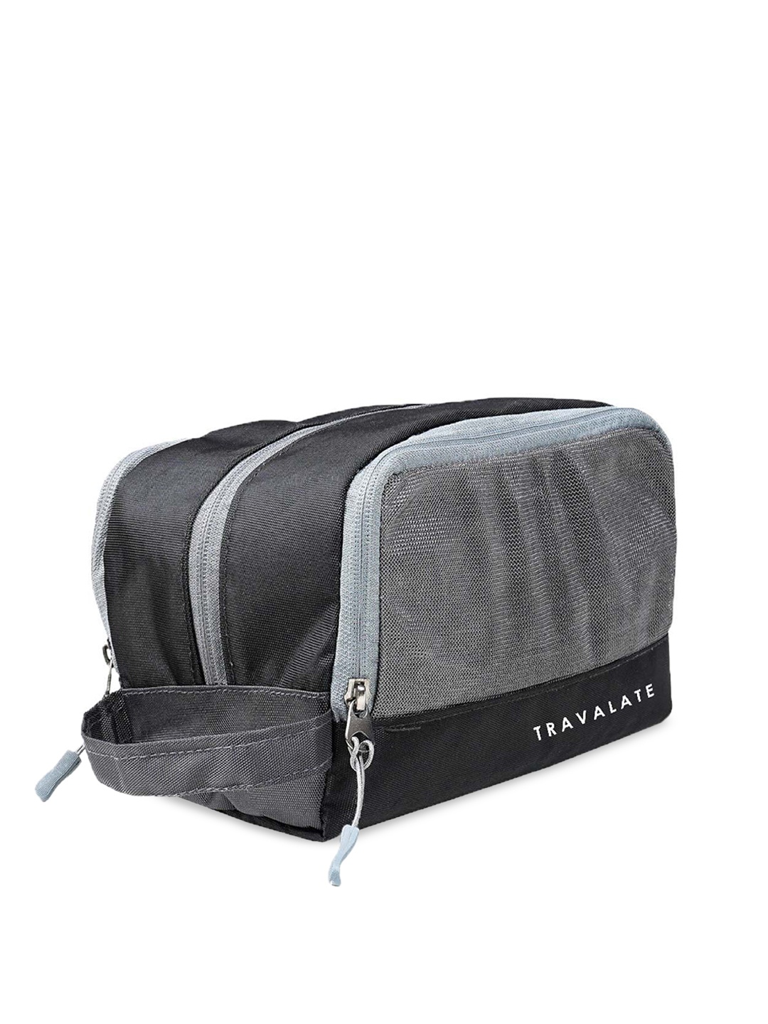 

TRAVALATE Adults Grey Polyester Highly Durable Water Resistant Cosmetic Travel Pouch