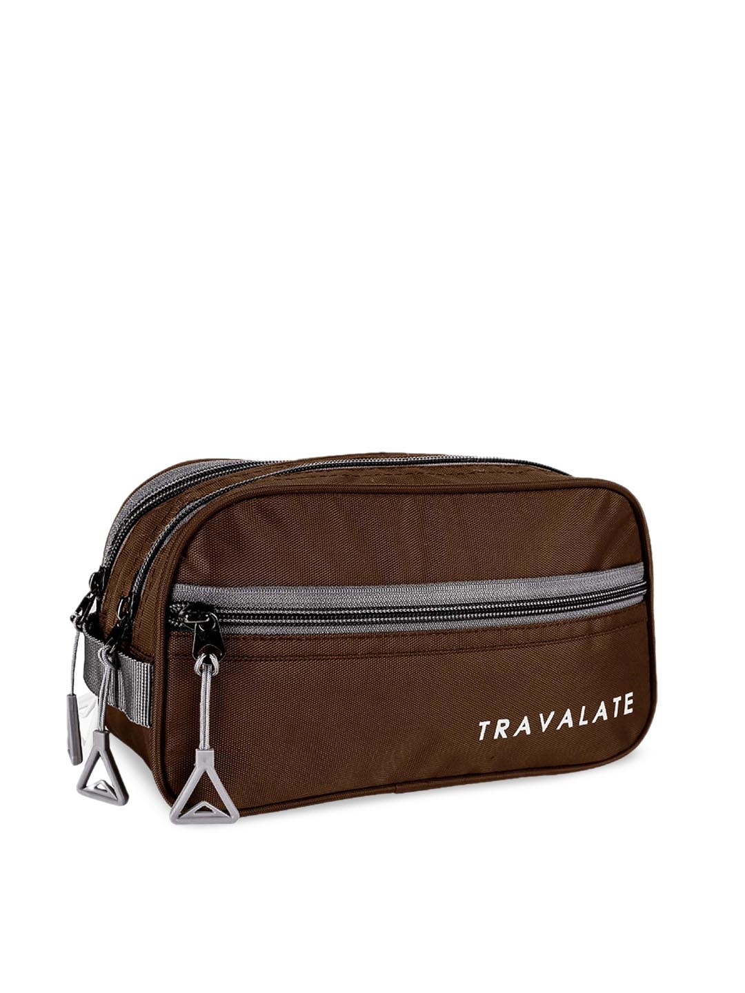 

TRAVALATE Brown Travel Toiletry Kit