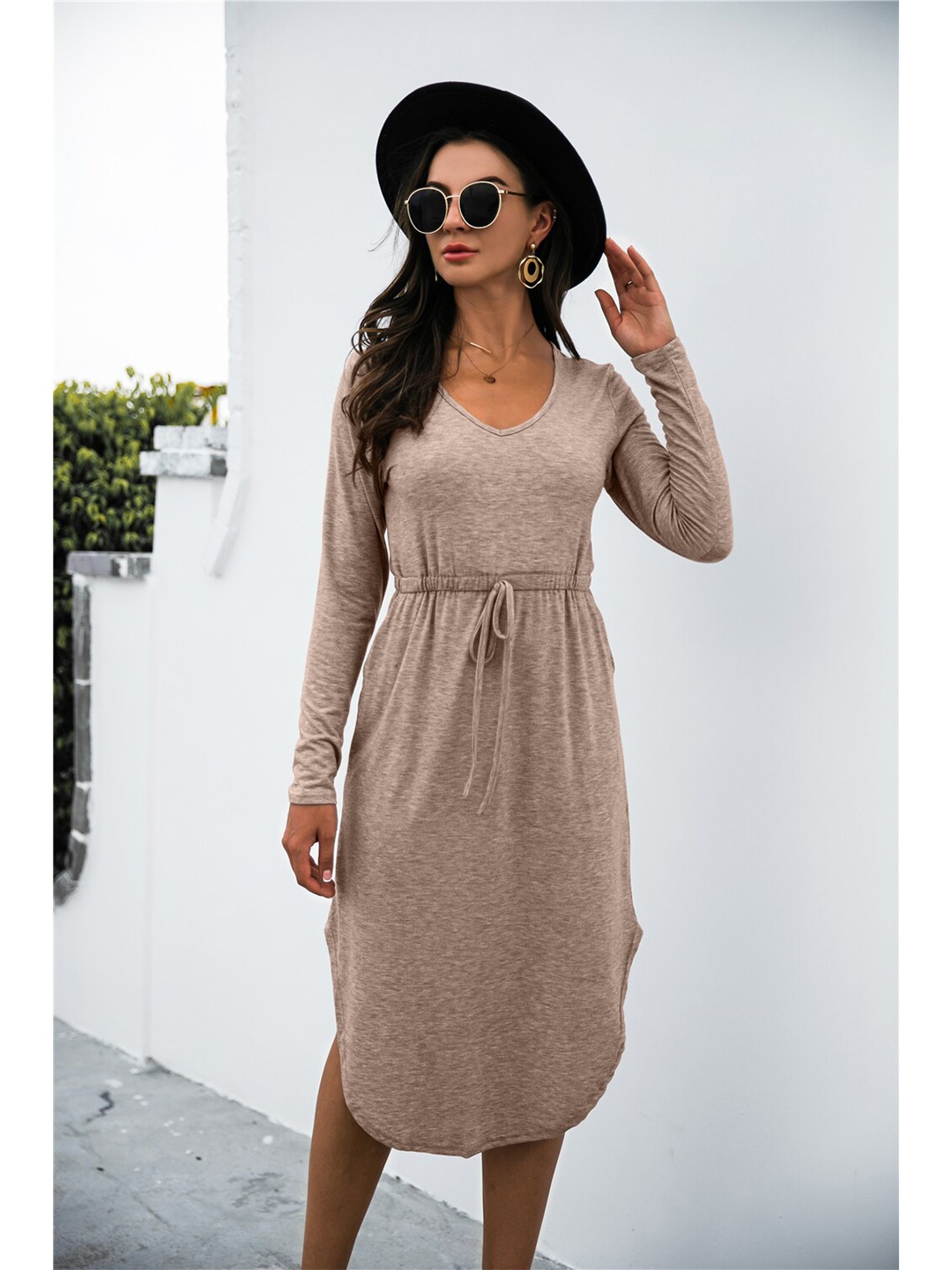 

BoStreet Women Brown Bodycon Dress