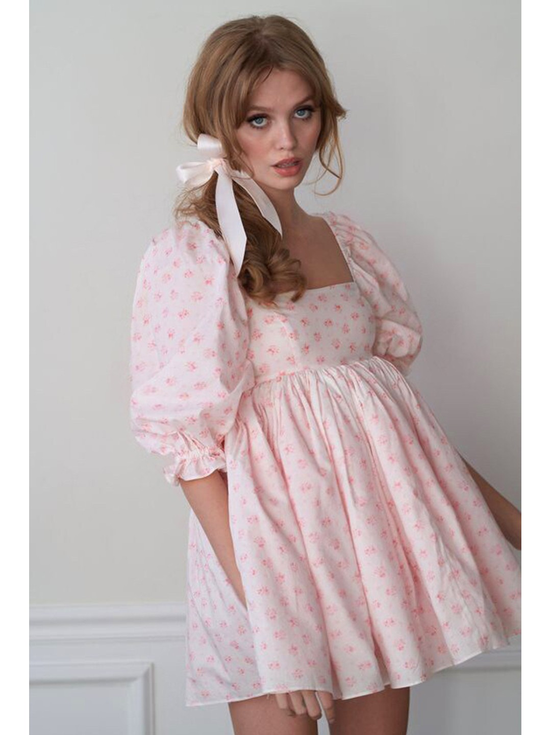 

BoStreet Pink Floral Mini Dress