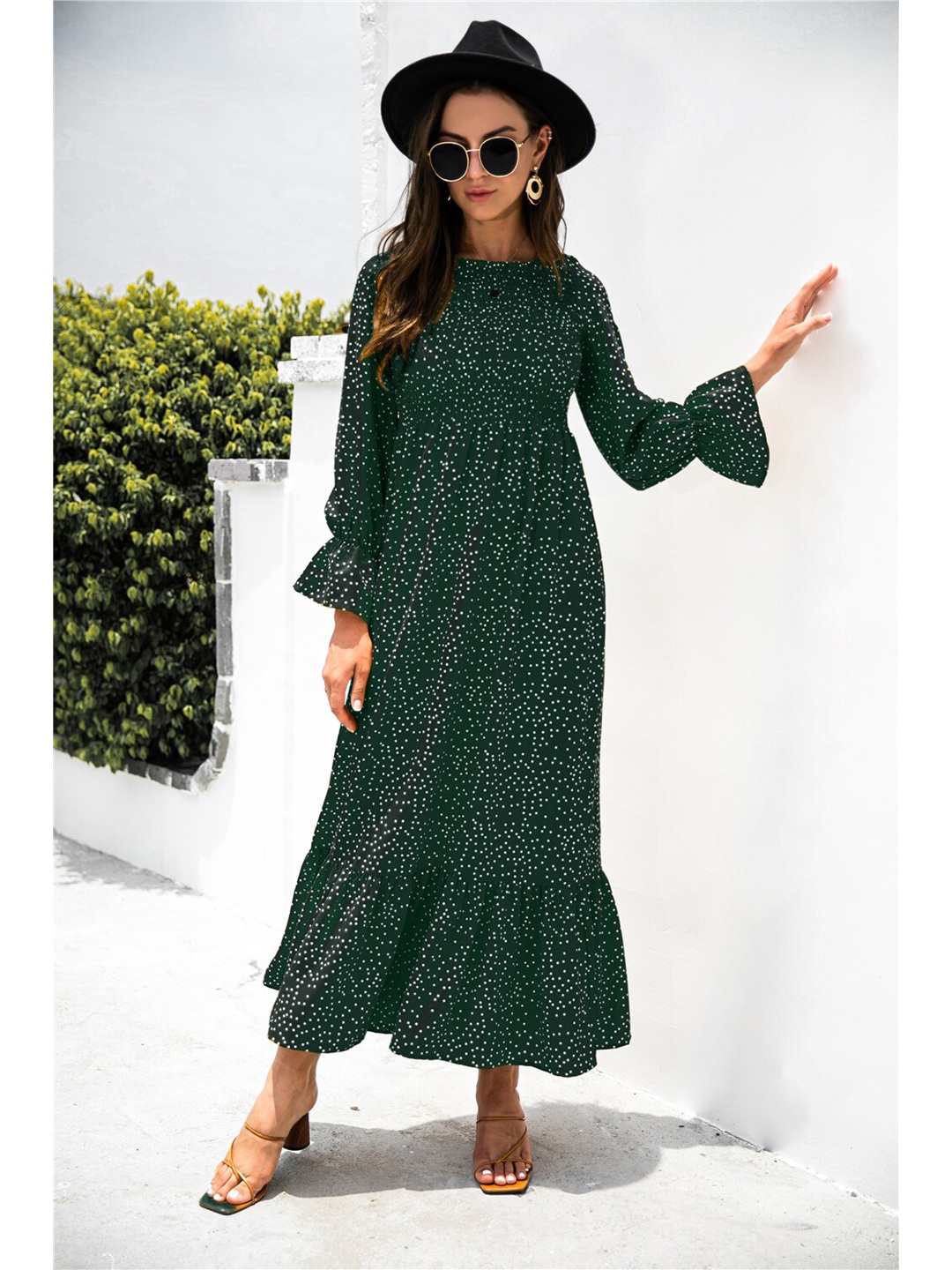 

BoStreet Women Green Maxi Dress