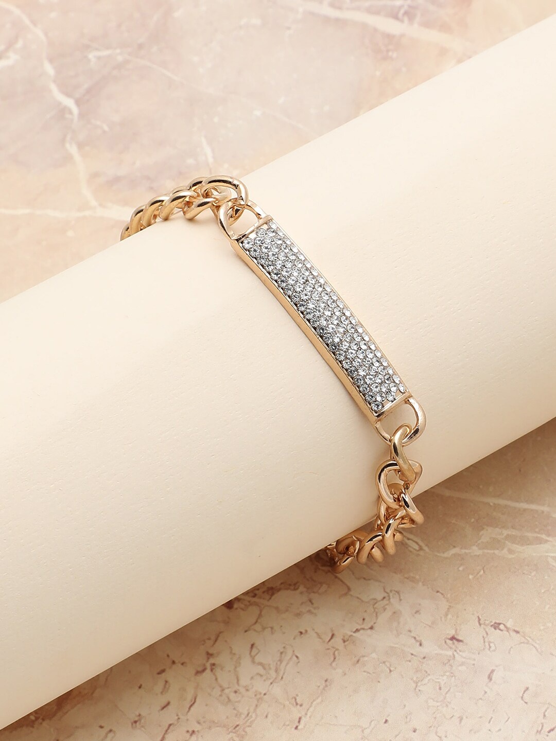 

SOHI Women Gold Plated Bracelet