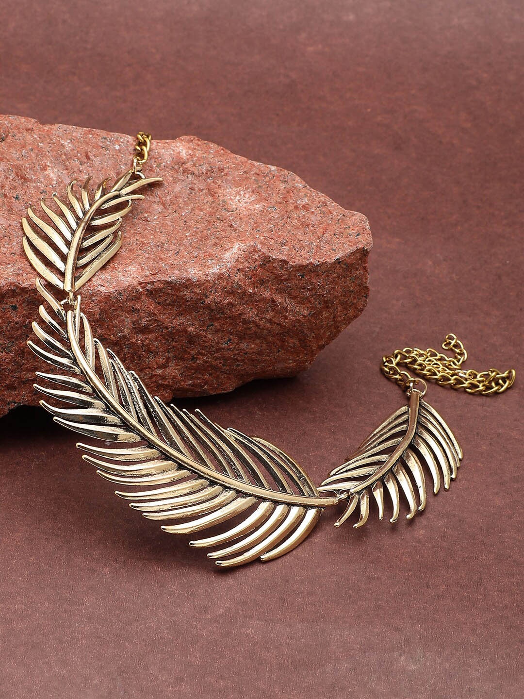 

SOHI Women Gold-Plated Necklace