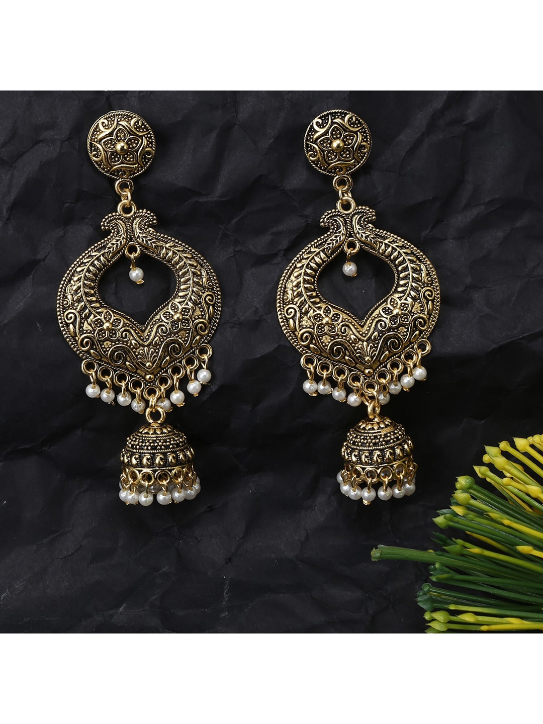 

Jewelz White Contemporary Drop Earrings