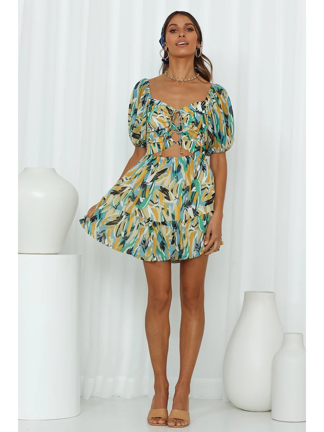 

BoStreet Women Multicoloured Dress, Multi