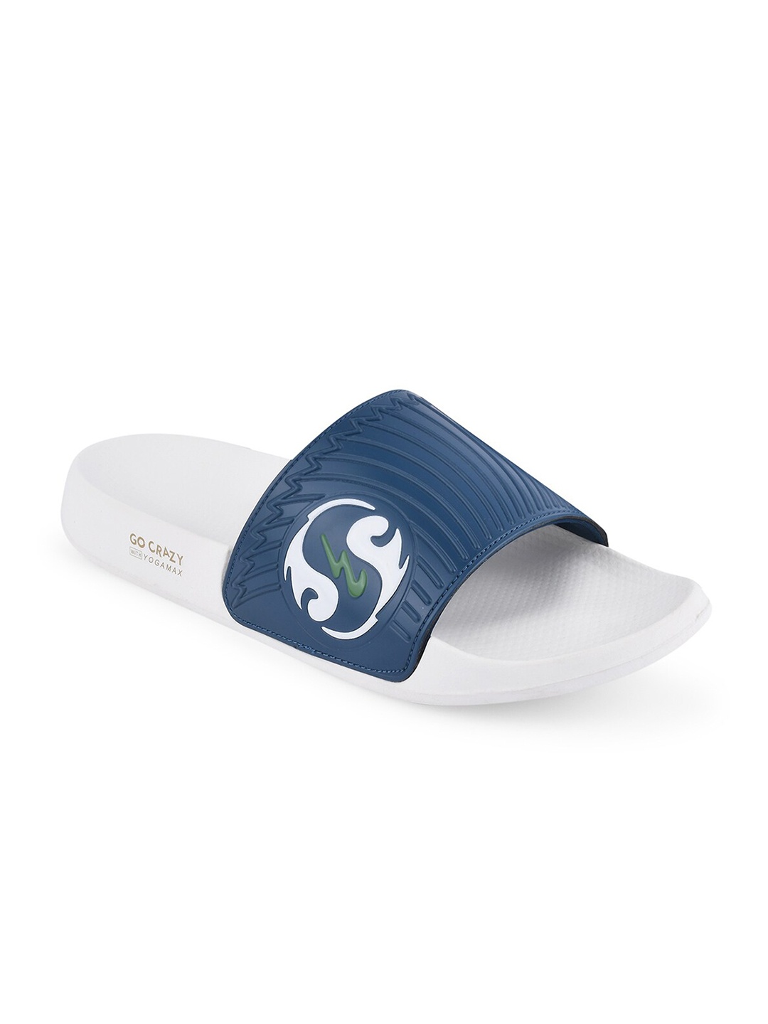 

Campus Men Blue & White Slip-On