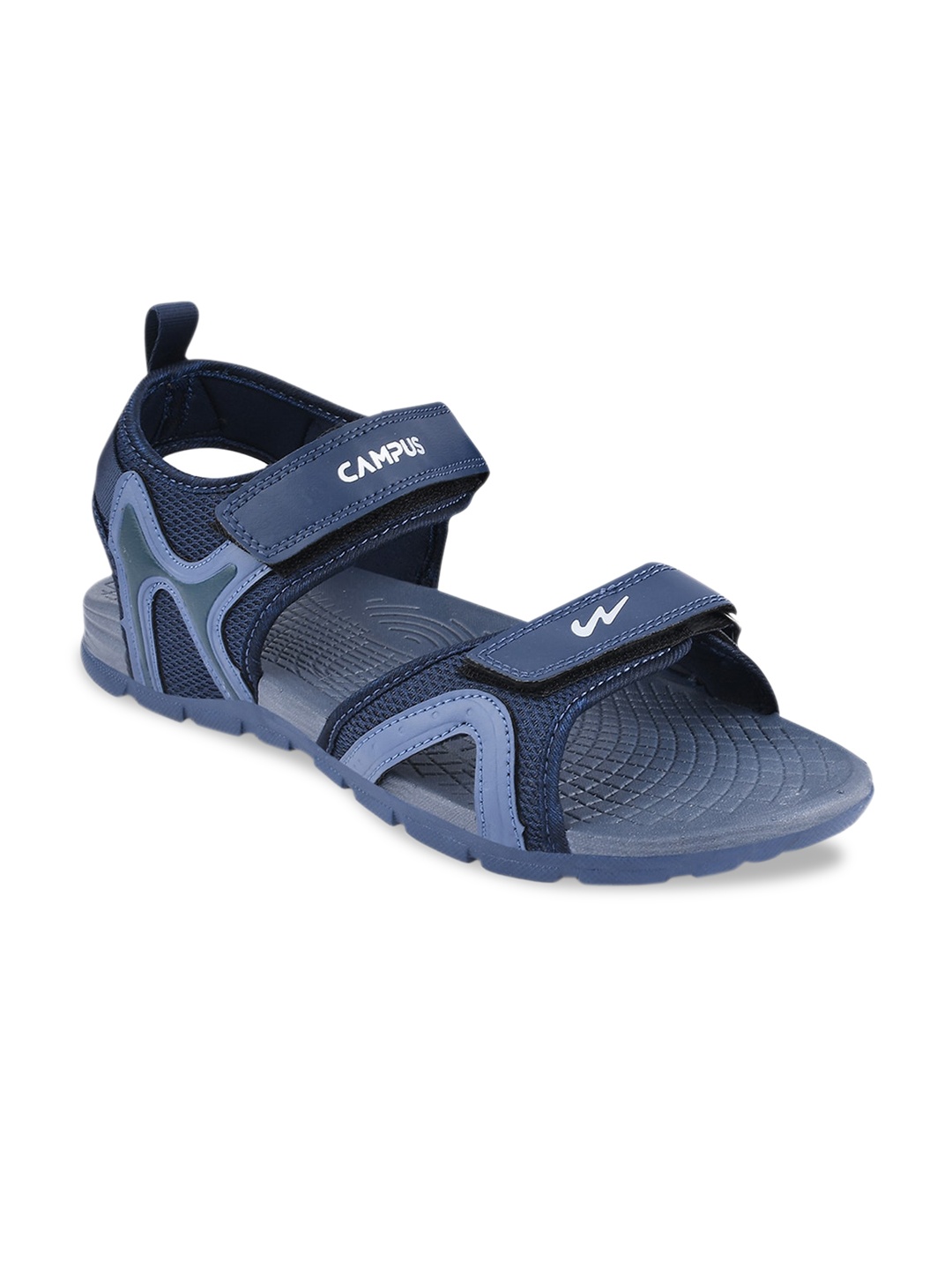 

Campus Men Navy Blue olid Sports Sandals