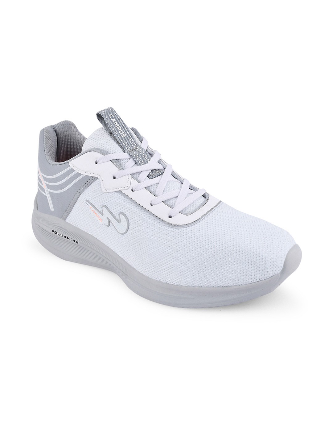 

Campus Men White Mesh Running Non-Marking Shoes