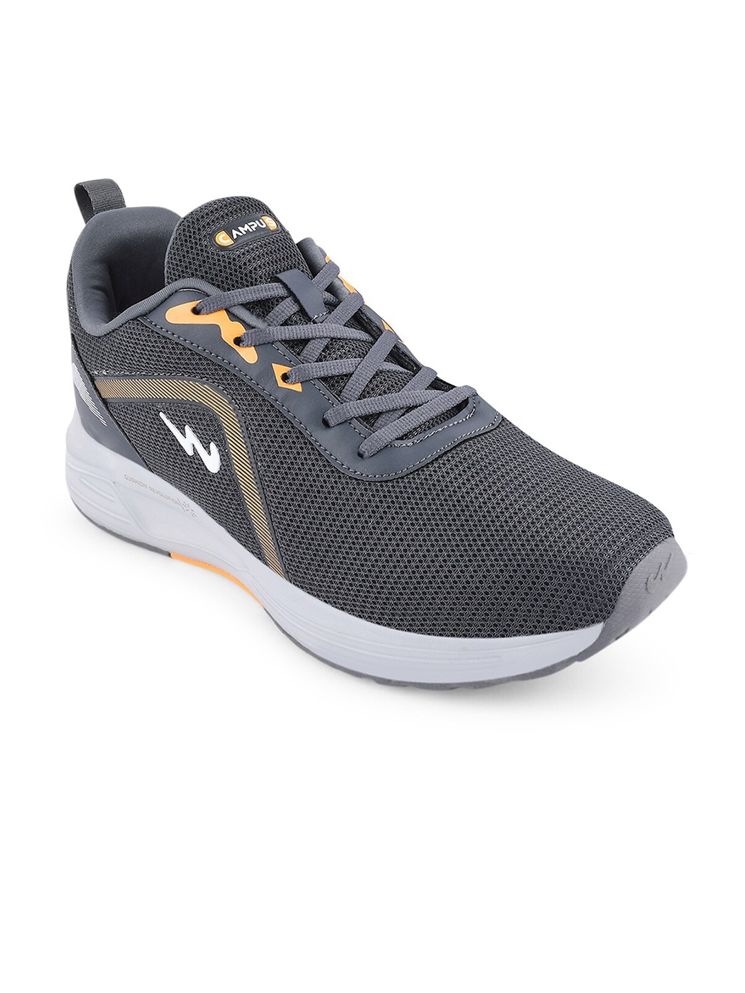 

Campus Men Grey Mesh Running Non-Marking Shoes