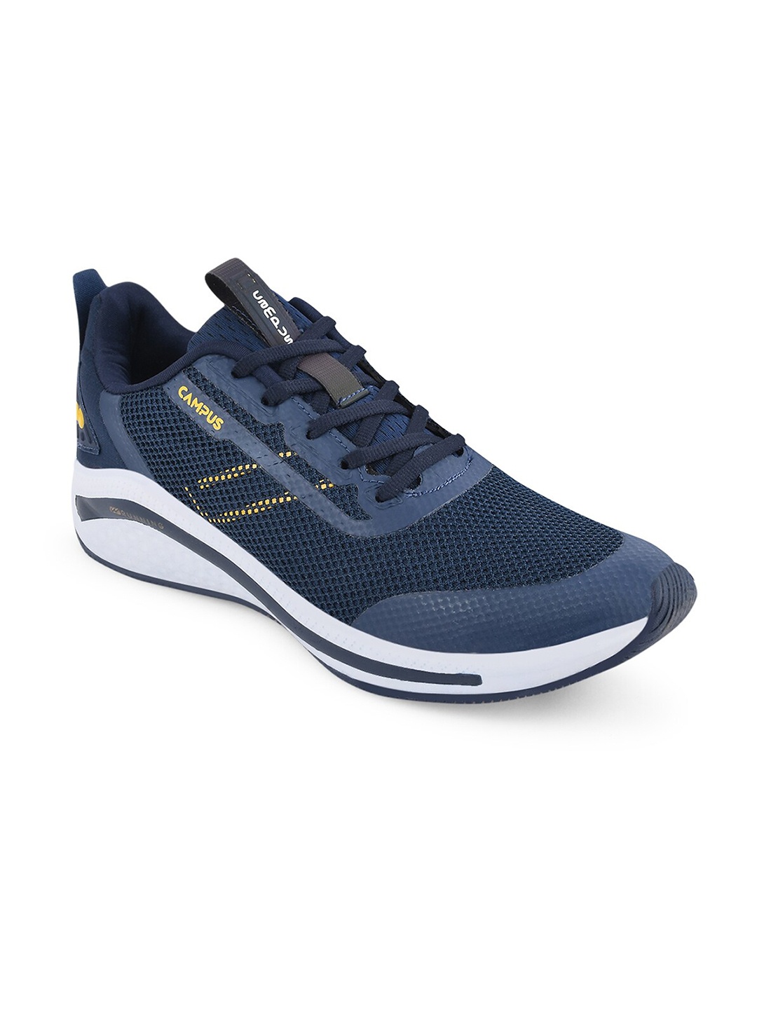 

Campus Men Blue Mesh Running Non-Marking Shoes
