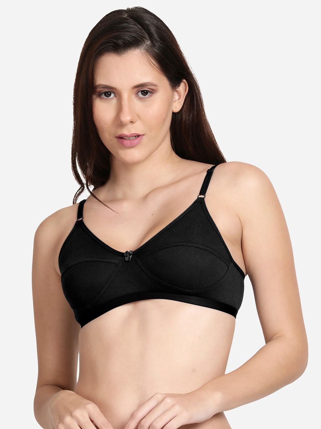 

shyaway Black Everyday Cotton Bra EFM001