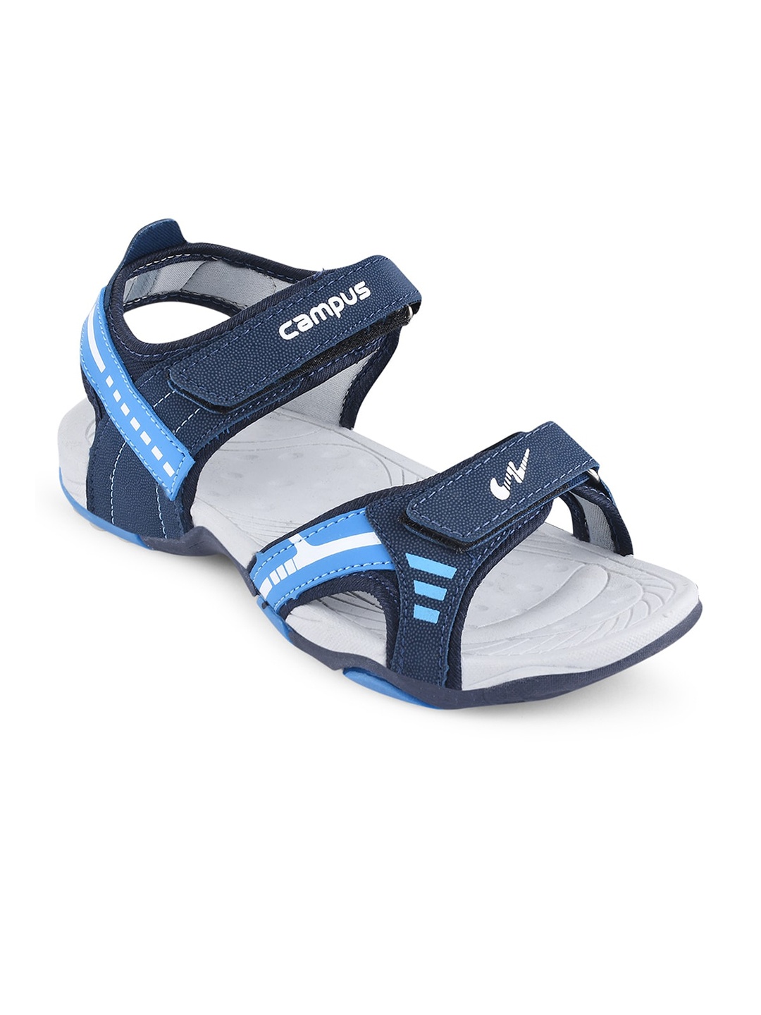 

Campus Kids Blue Printed Sports Sandals