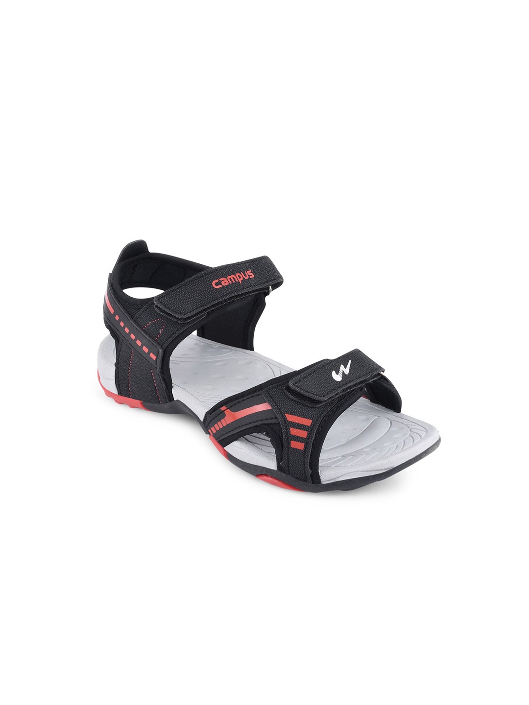 

Campus Kids Black Printed Sports Sandals