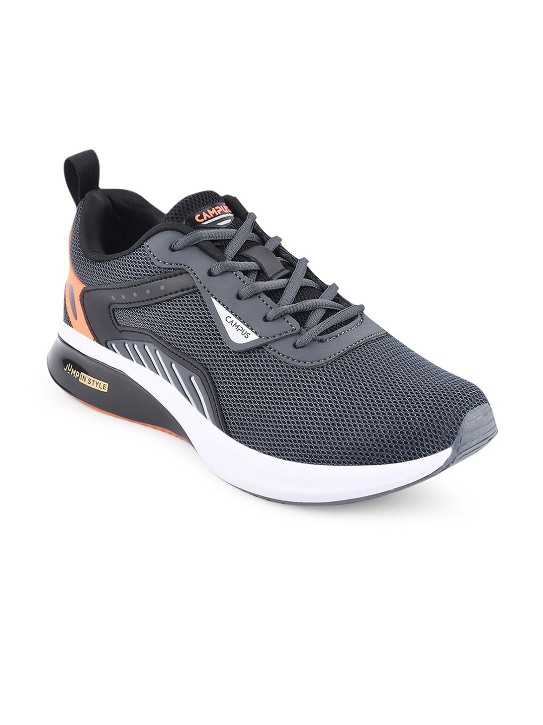 

Campus Unisex Kids Grey Mesh Running Non-Marking Shoes