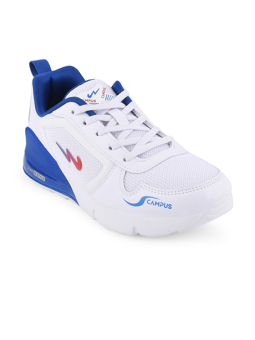 

Campus Unisex Kids White Mesh Running Non-Marking Shoes