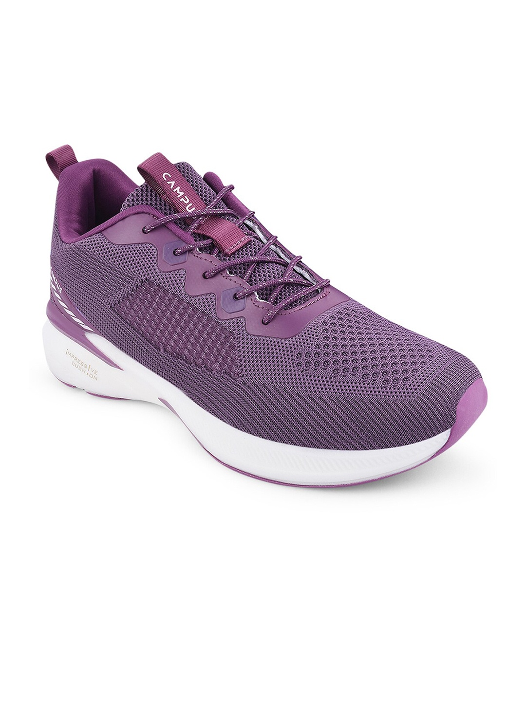 

Campus Women Purple Mesh Running Non-Marking Shoes