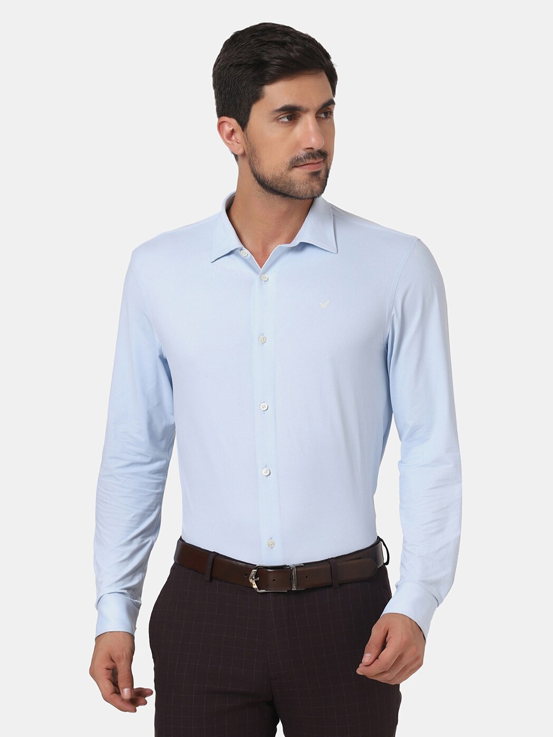 

Blackberrys TechPro Collection Men Blue Slim Fit Casual Shirt