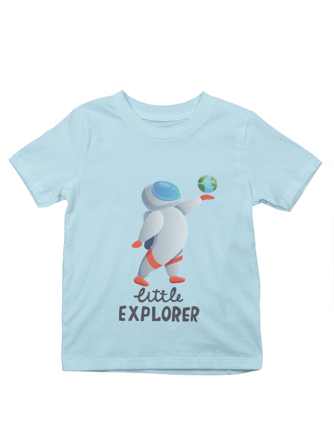 

MA Baby Kids Blue Printed Pure Cotton Bio Finish T-shirt