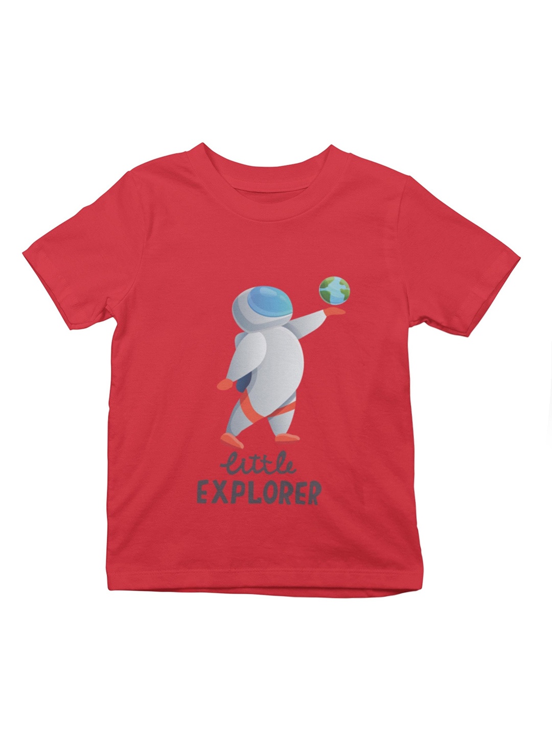 

MA Baby Kids Red Printed Pure Cotton Bio Finish T-shirt