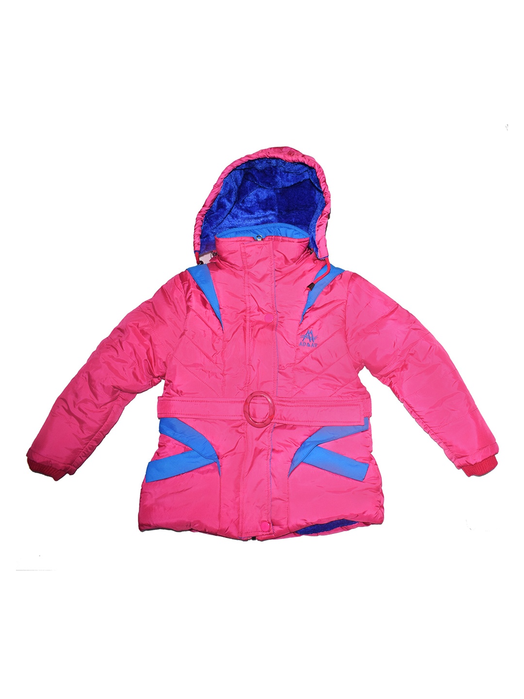 

AD & AV Girls Pink Water Resistant Crop Padded Jacket