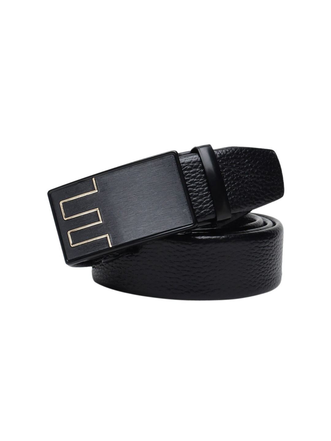 

Elite Crafts Men Black Leather Formal Belt