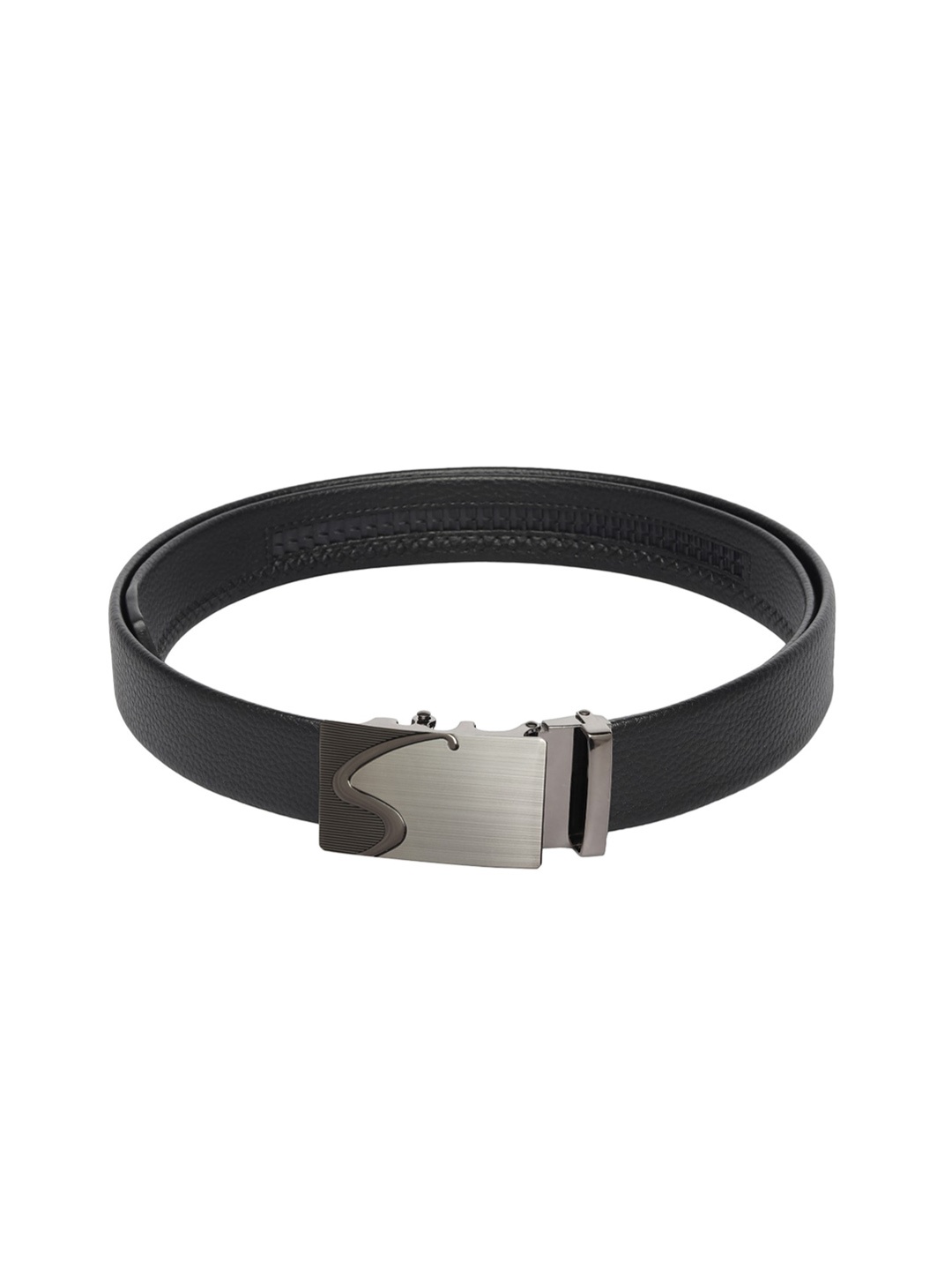

Elite Crafts Men Grey Leather Ratched Belt