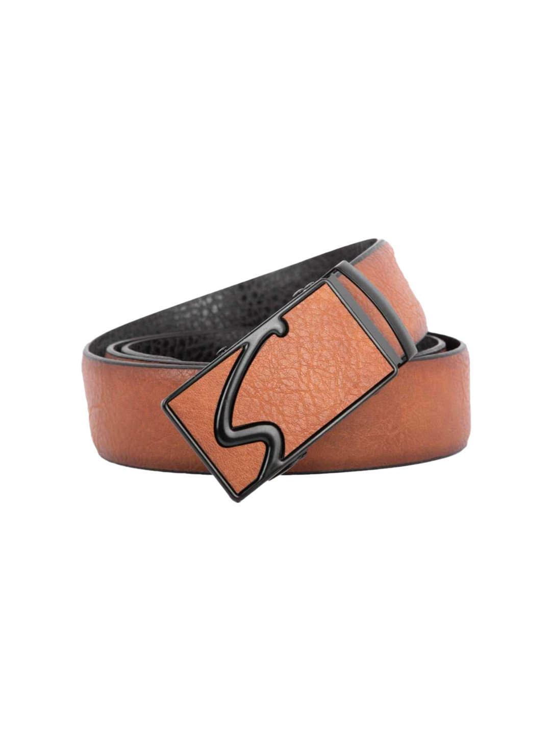 

Elite Crafts Men Brown Leather Formal Belt