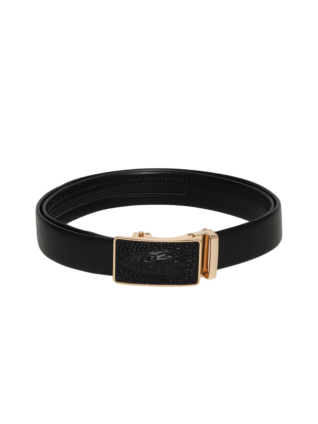 

Elite Crafts Men Black Leather Formal Belt