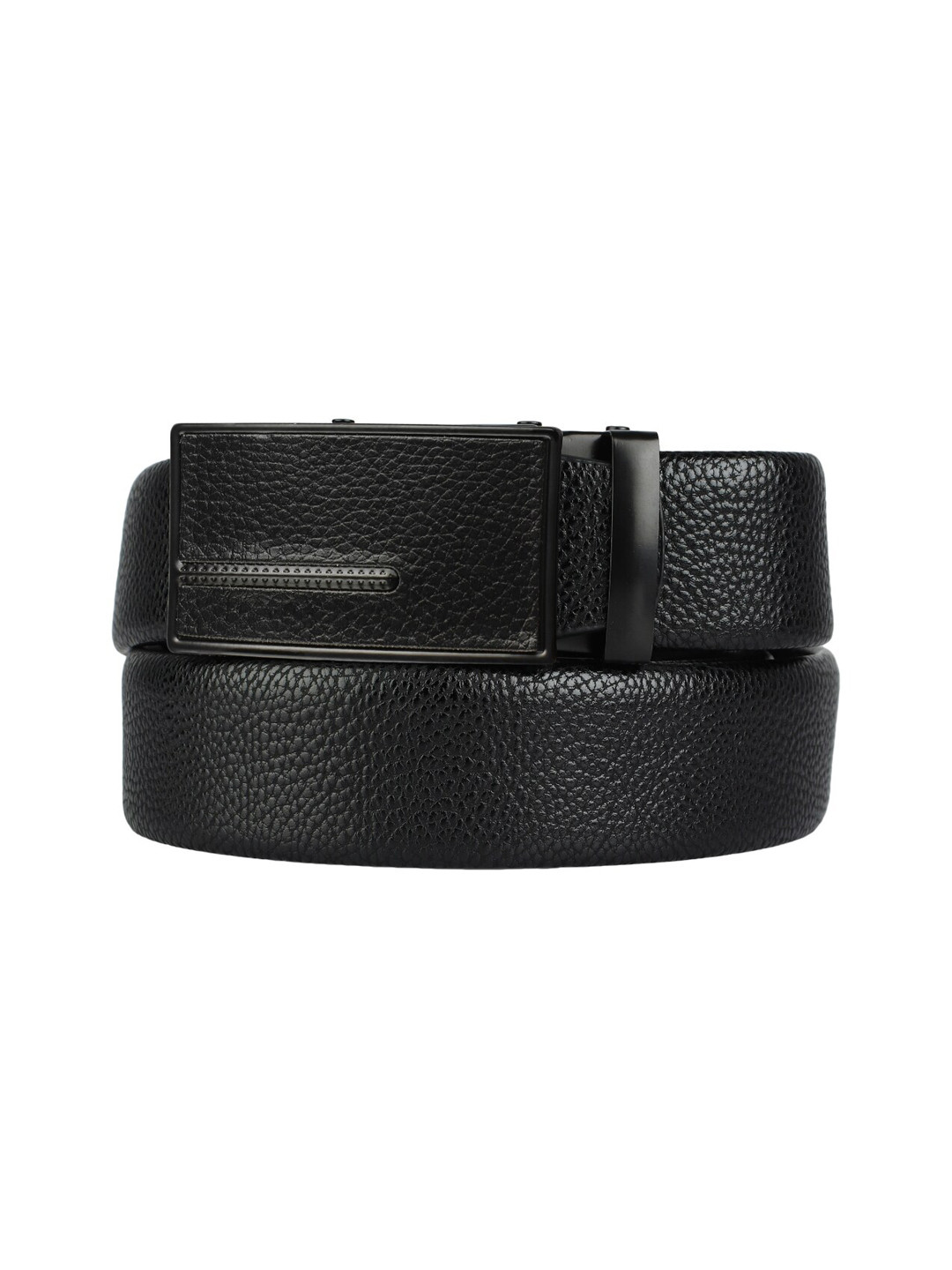 

Elite Crafts Men Black Solid Formal Belt