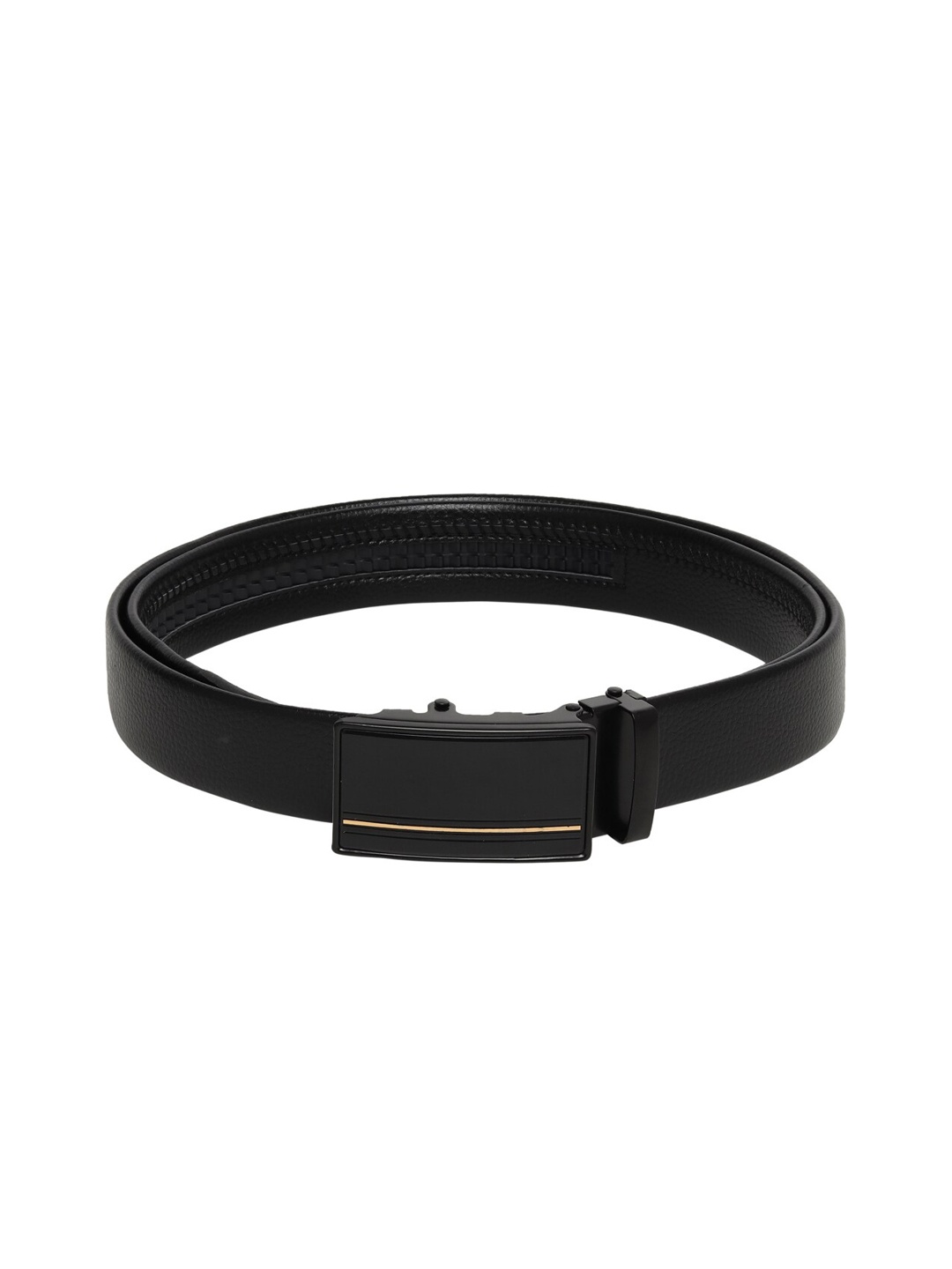 

Elite Crafts Men Black Leather Formal Belt