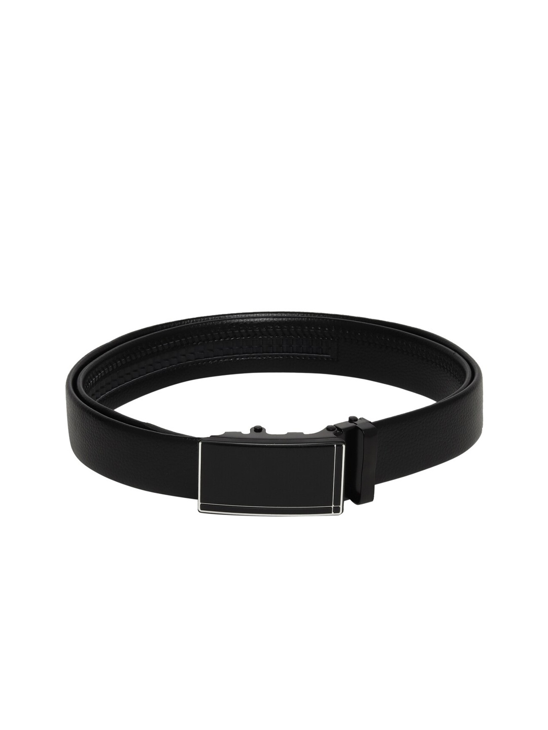 

Elite Crafts Men Black Textured Leather Formal Belt