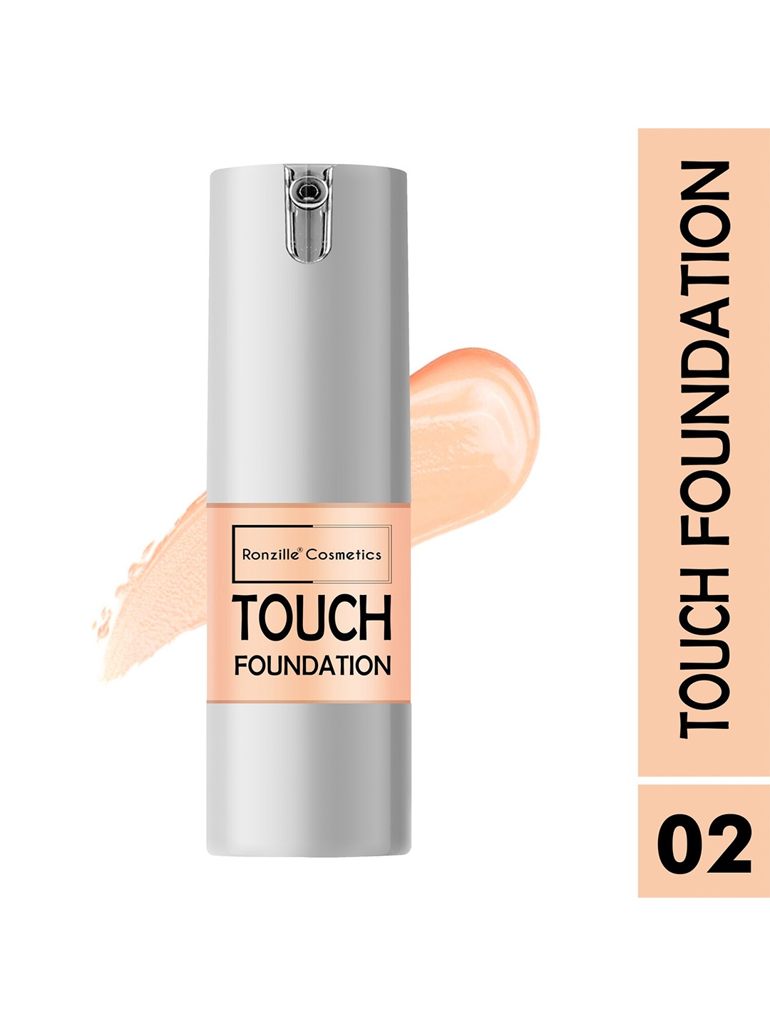 

Ronzille Waterproof Matte Finish Make-up Base Foundation - Airless 02 - 25 ml, Grey