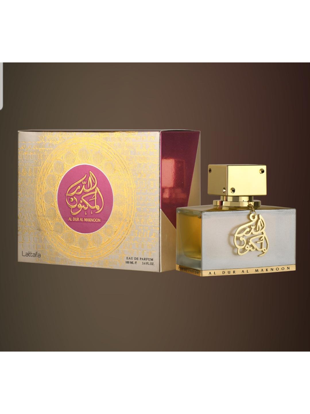 

Lattafa Al Dur Al Maknoon Eau De Parfum - 100 ml, Gold