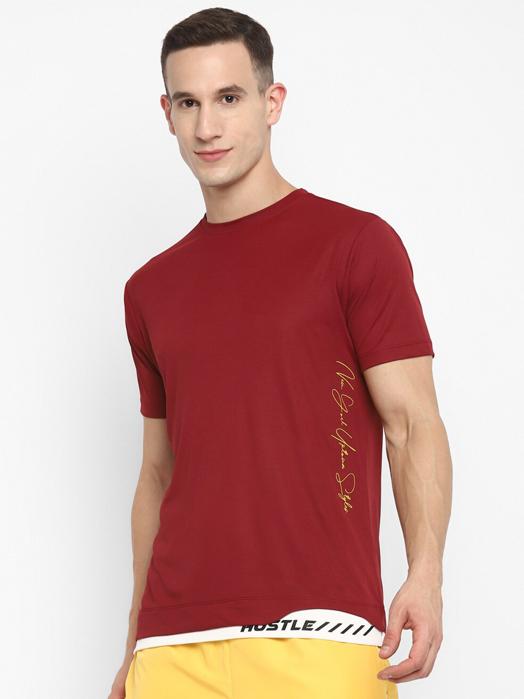 

OFF LIMITS Men Red Typography T-shirt