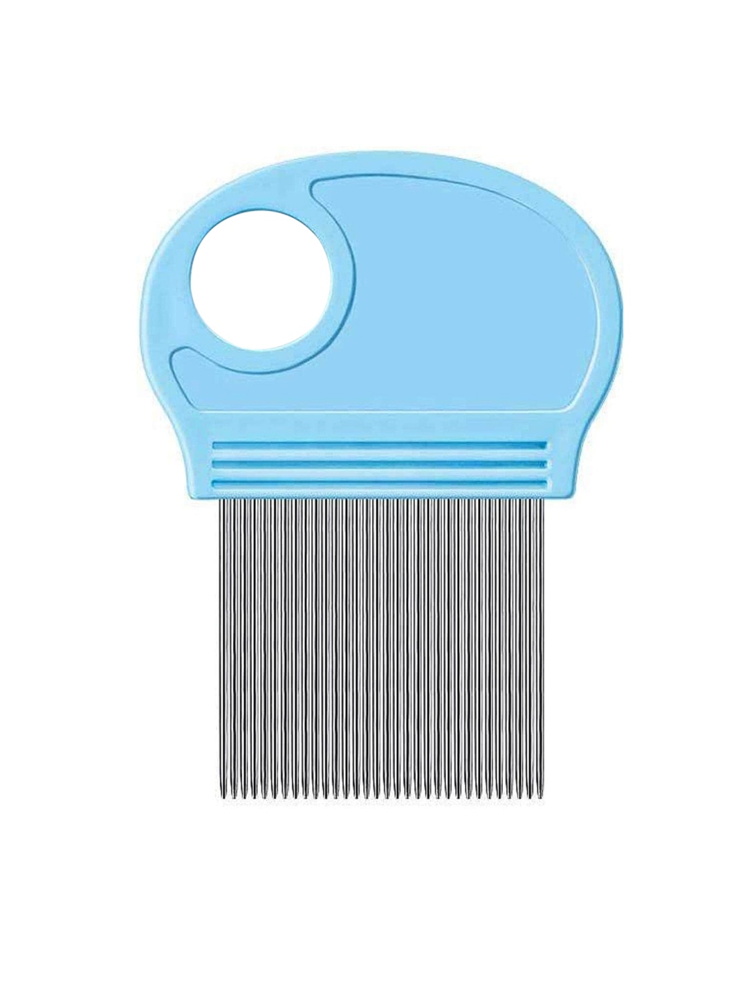

Alexvyan Women Blue Metal Teeth Magnifier Lens Nit Comb