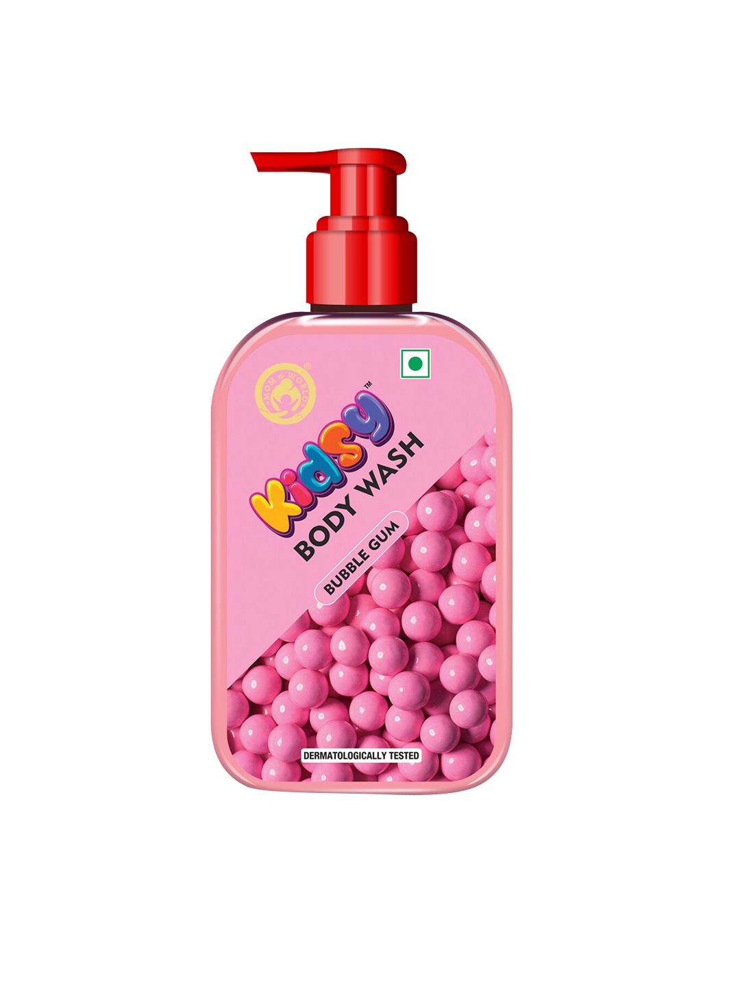 

Mom & World Paraben Free Bubble Gum Kidsy Body Wash with Moroccan Argan Oil - 240 ml, Pink