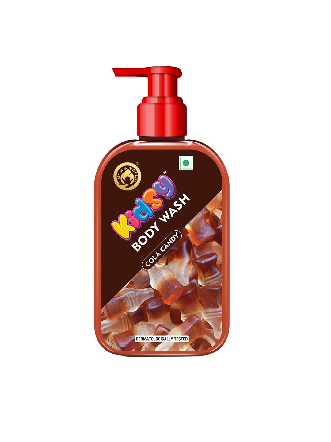 

Mom & World Paraben Free Cola Candy Kidsy Body Wash with Moroccan Argan Oil - 240 ml, Brown