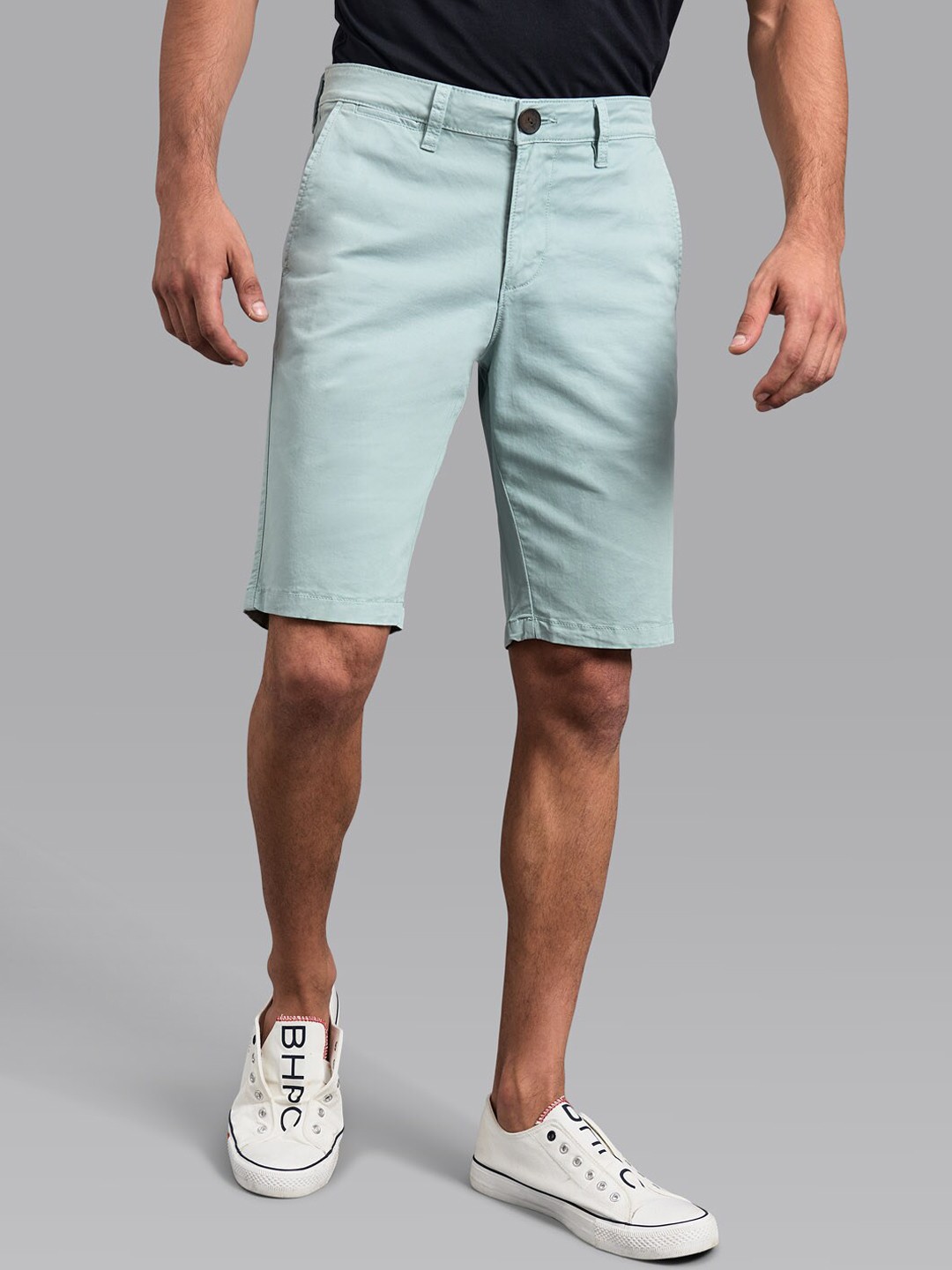 

Beverly Hills Polo Club Men Green Slim Fit Shorts