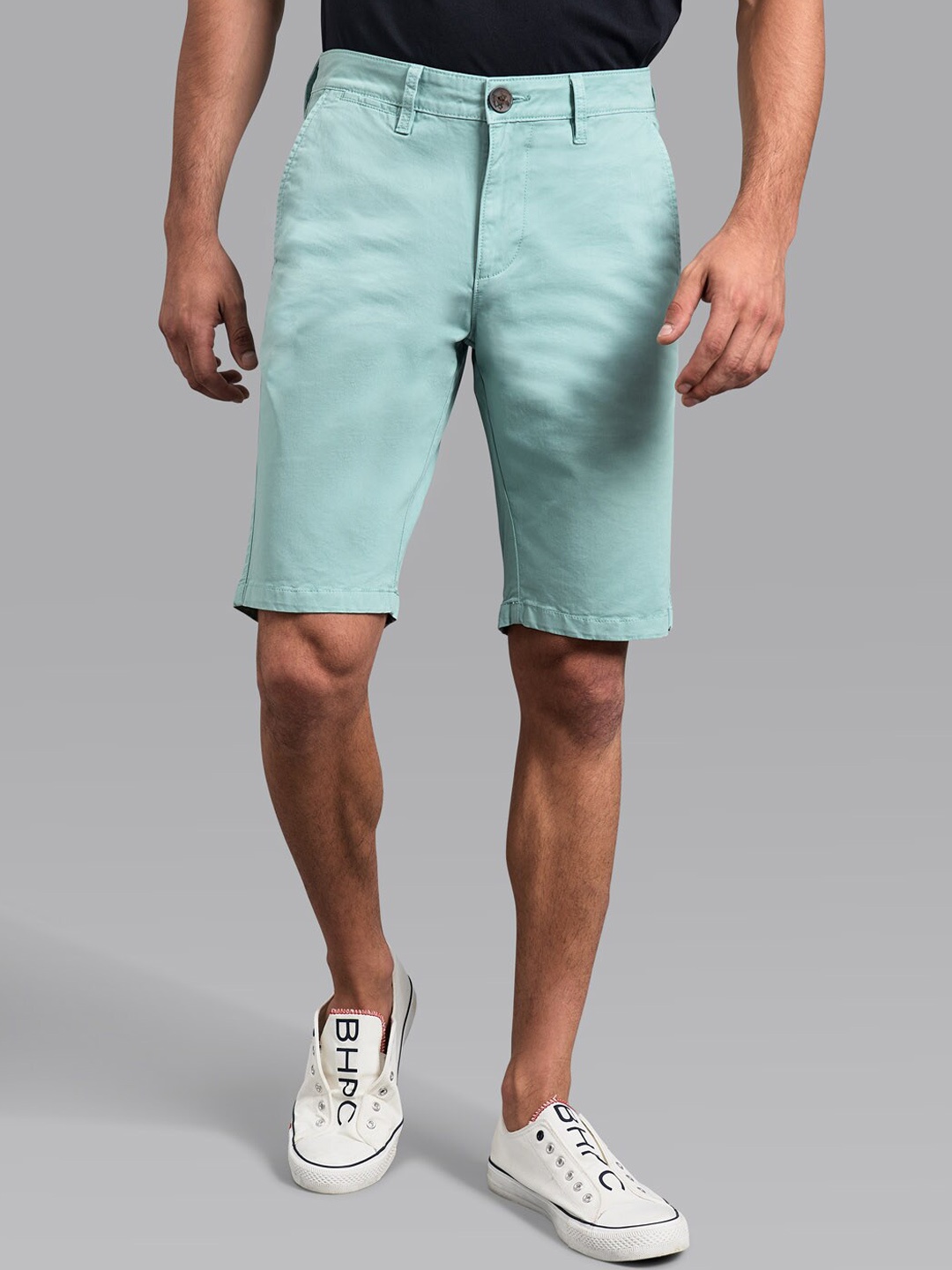 

Beverly Hills Polo Club Men Green Slim Fit Short