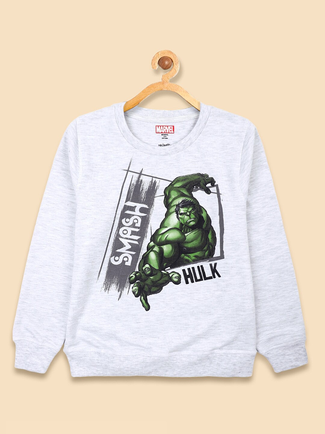 

Kids Ville Boys Grey Hulk Print Sweatshirt