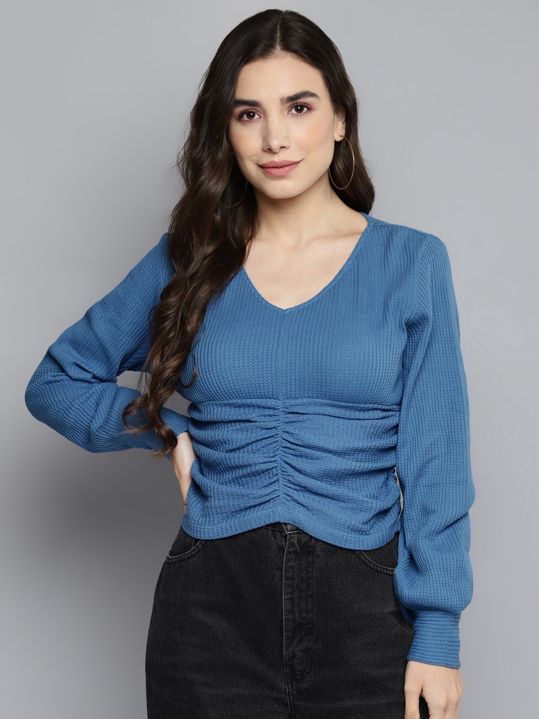 

VividArtsy Blue Solid Top