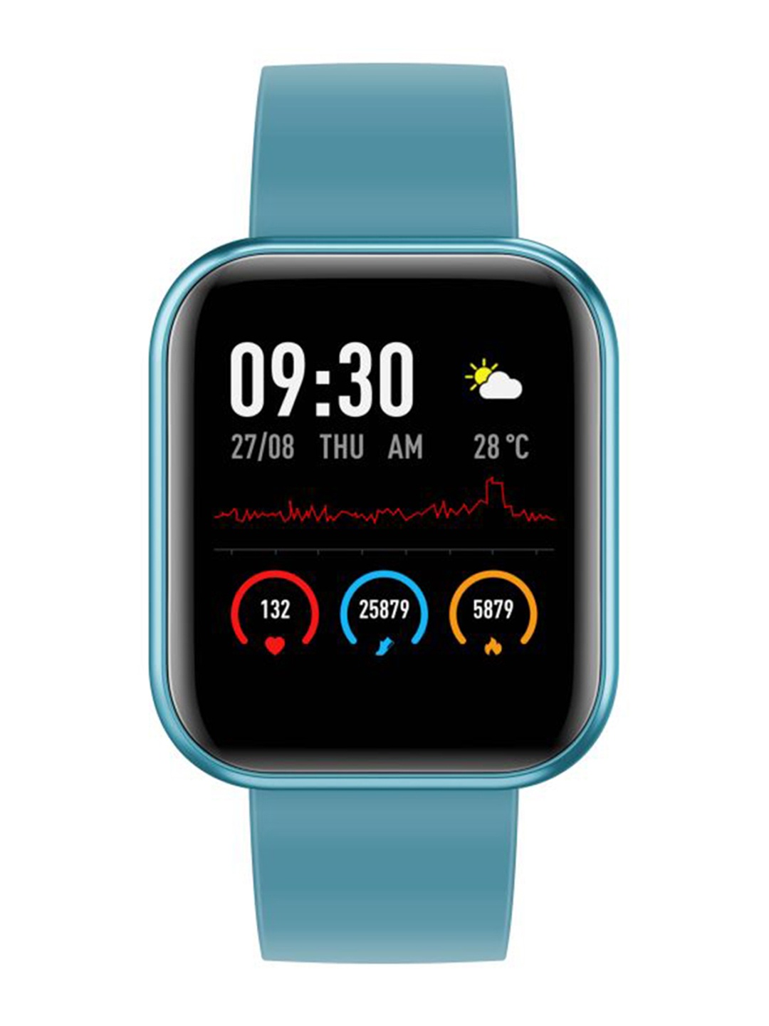 

Helix Unisex Blue & Black Metal Fit Smart Watch Casual -TW0HXW303T