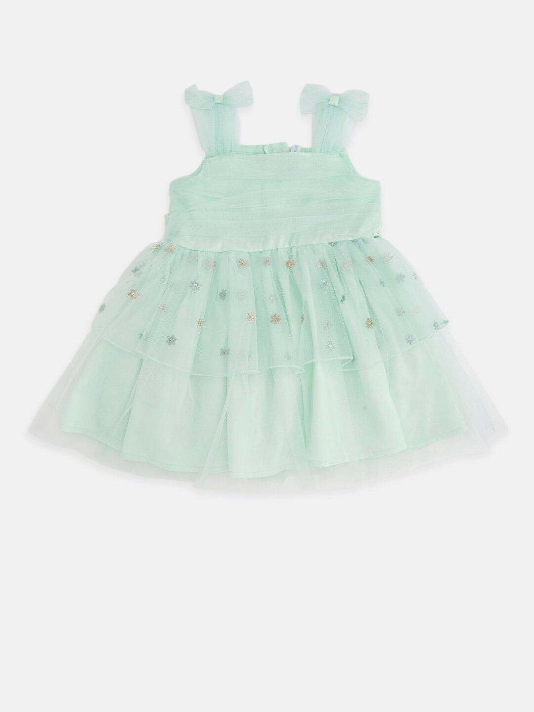 

Pantaloons Baby Green Embellished Dress