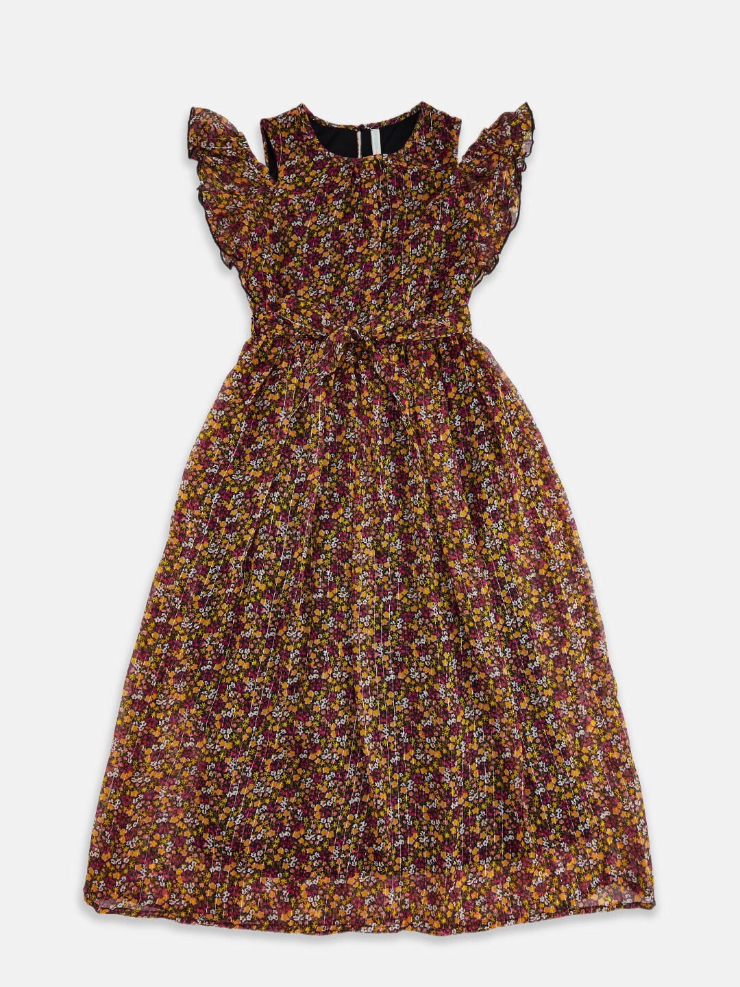

Pantaloons Junior Girl Multicoloured Printed Maxi Dress, Multi