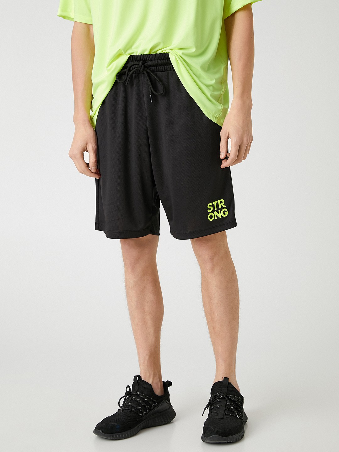

Koton Men Black Solid Shorts