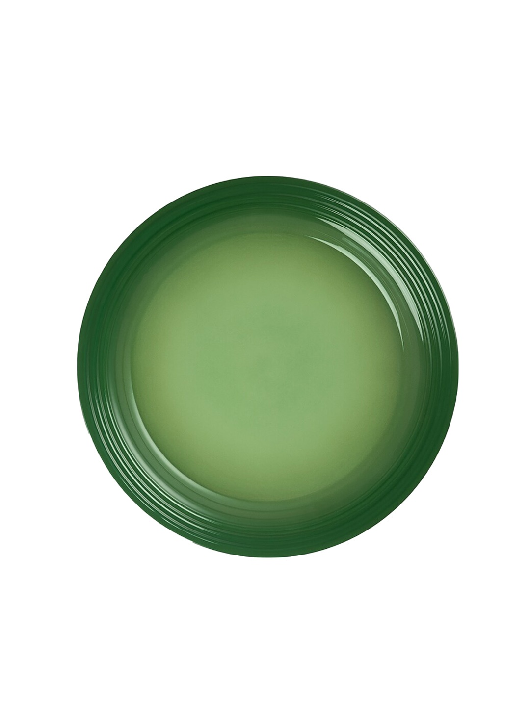 

LE CREUSET Green Stoneware Glossy Plate