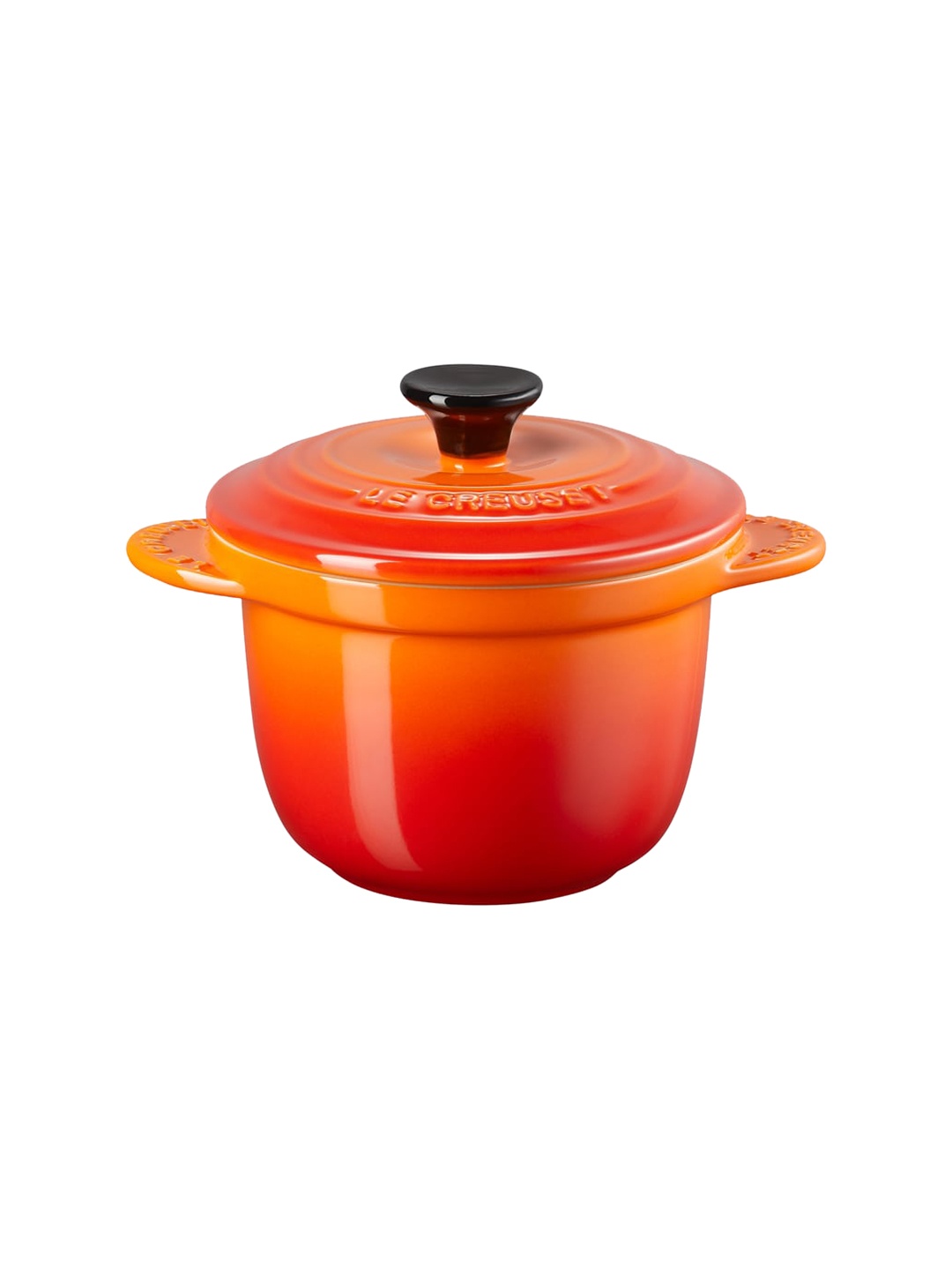 

LE CREUSET Orange Textured Serving Casserole With Lid