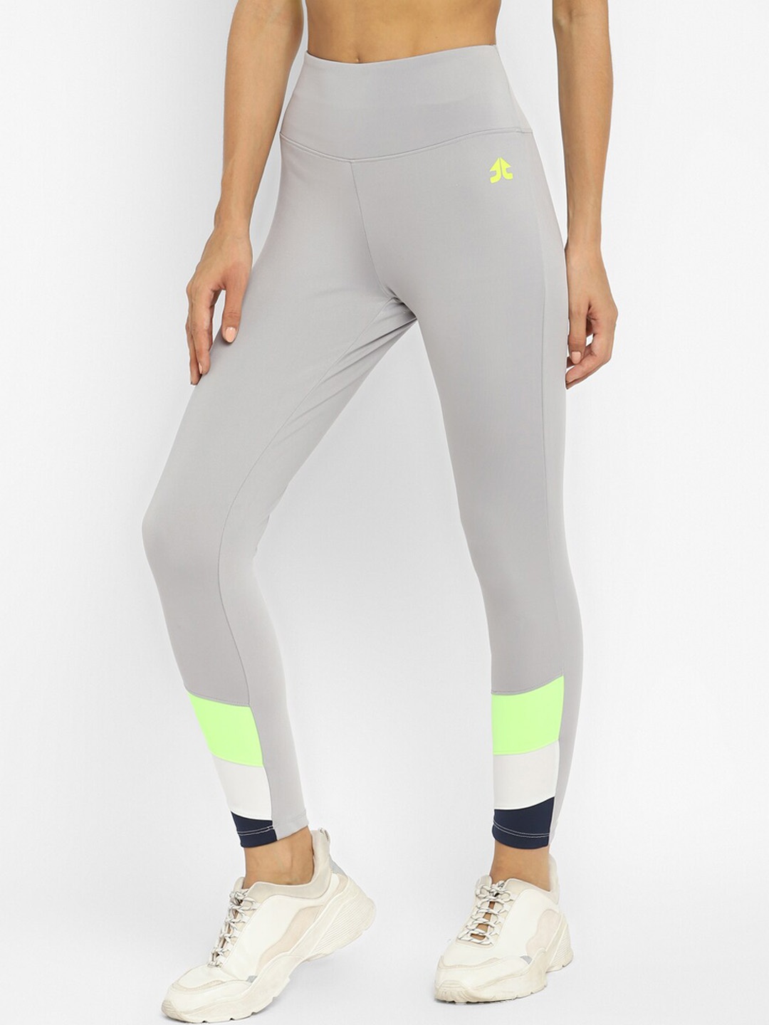 

OFF LIMITS Women Grey Printed Ankle-Length Tights